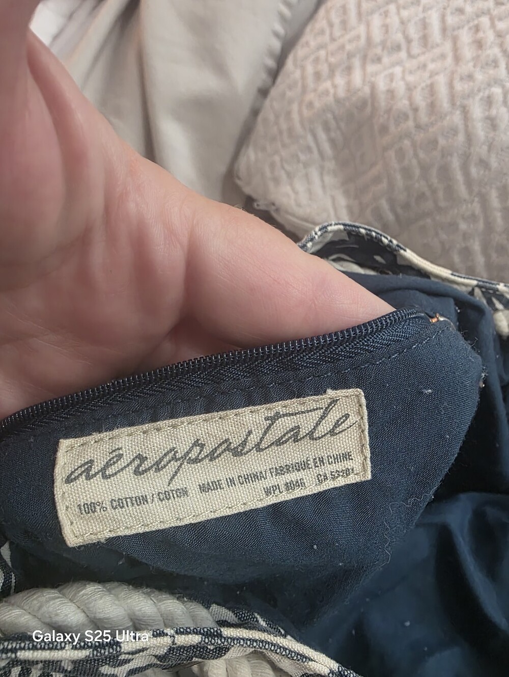 Aeropostale Navy/white Crossbody Bag